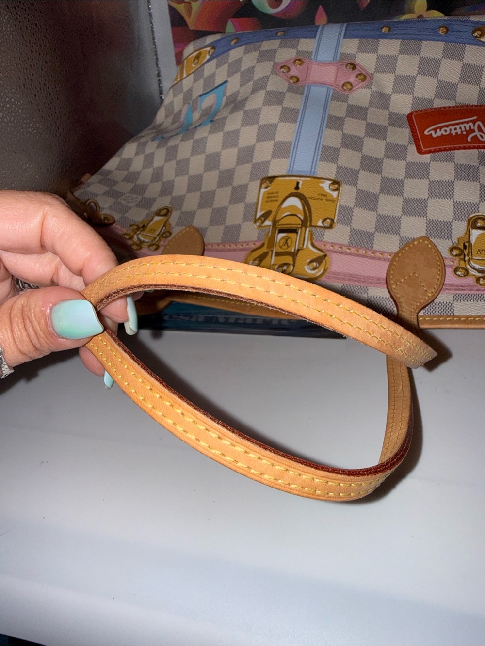 Louis Vuitton limited edition neverfull w pouch - Picture 11 of 12